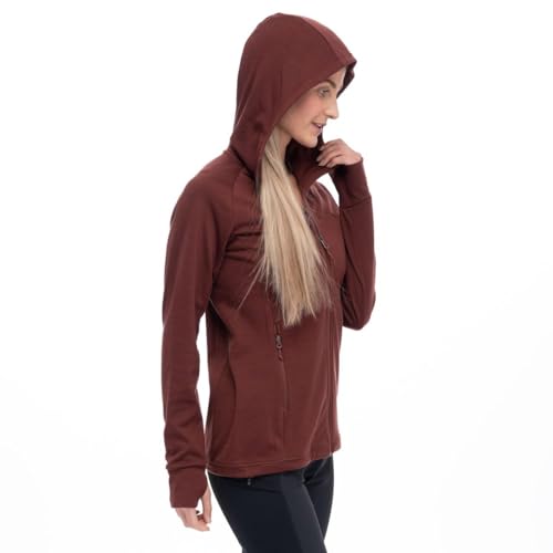 Bergans Damen Ulstein Wool Hood Jacke, amarone red, XL von Bergans