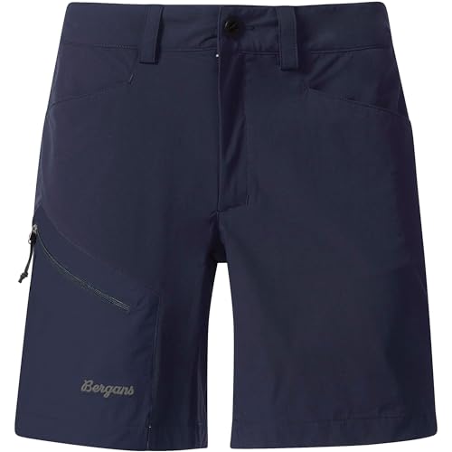 Bergans Damen Vaagaa Light Softshell Shorts, navy blue, L|M von Bergans