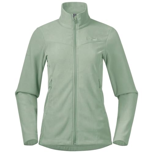 Bergans Finnsnes Fleece W Jacket Grün - Leichte warme Damen Fleecejacke, Größe M - Farbe Jade Green von Bergans