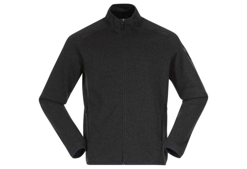 Bergans Fleecejacke Kamphaug Knitted Jacket Dark Shadow Grey - Bergans von Bergans