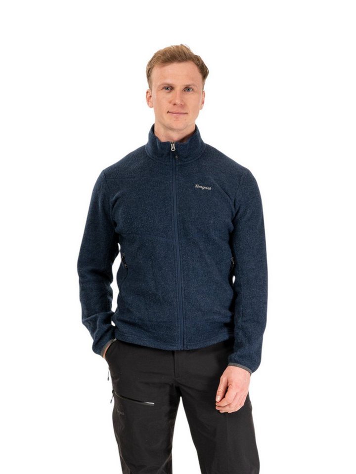 Bergans Fleecejacke Rabot Merino Midlayer (Merinomix) navyblau Herren von Bergans