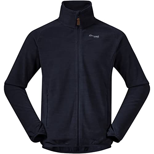 Bergans Hareid Fleece Jacket NoHood - Dark Navy - S von Bergans