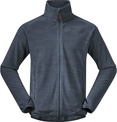 Bergans Hareid Fleece Jacket NoHood - Orion Blue - XXL von Bergans