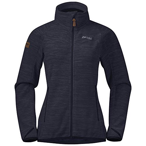 Bergans Hareid Fleece W Jacket NoHood - Dark Navy - M von Bergans