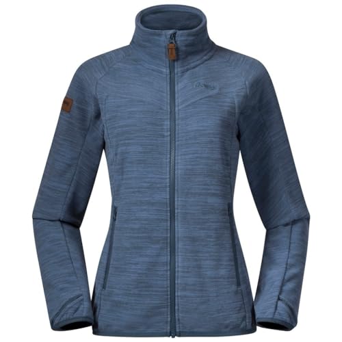 Bergans Hareid Fleece W Jacket NoHood - Orion Blue - S von Bergans