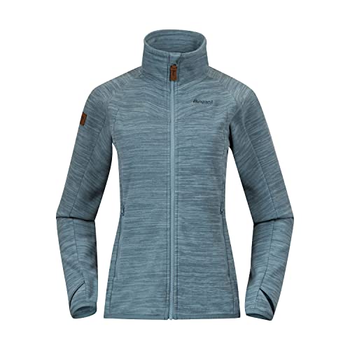 Bergans Hareid Fleece W Jacket Nohood Blau - Polartec Leichte warme Damen Polartec Fleecejacke, Größe XS - Farbe Smoke von Bergans