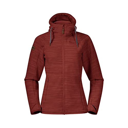 Bergans Hareid Fleecejacke Damen rot von Bergans