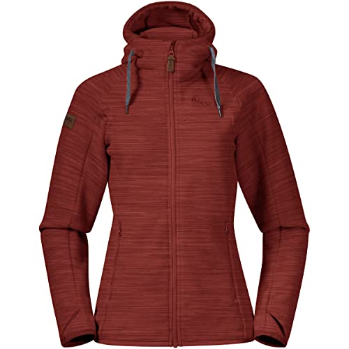 Bergans Hareid Fleecejacke Damen rot von Bergans