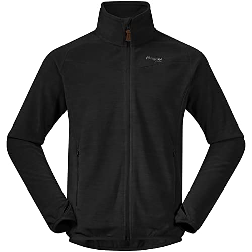 Bergans Hareid Fleece Jacket NoHood - Black - XL von Bergans