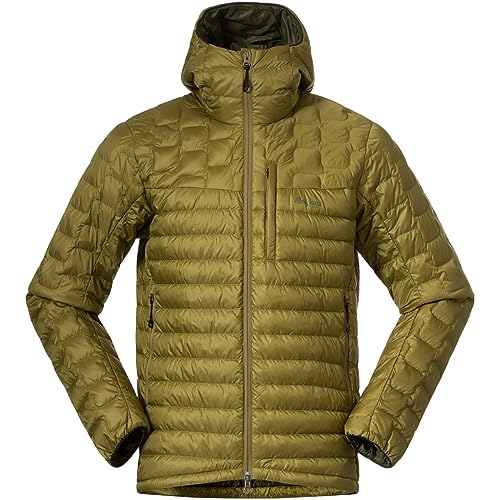 Bergans Herren Magma Light Down Hoodie Jacke, olive green, M von Bergans