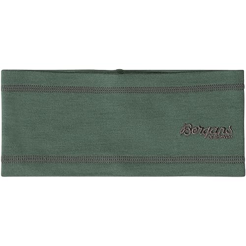 Bergans Kinder Wool Stirnband, dark jade green, 52 von Bergans