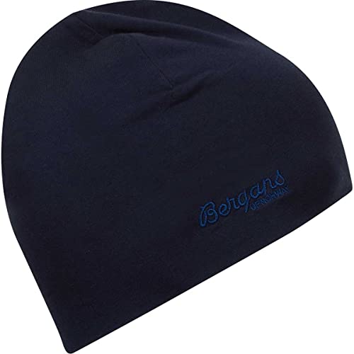 Bergans Kinder Cotton Mütze, Navy Blue, 50 von Bergans