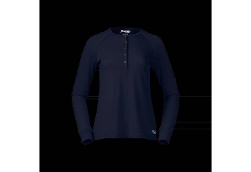 Bergans Longsleeve Damen Lysebu Wool Henley Oberteil - Bergans von Bergans