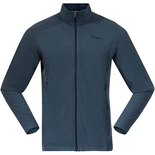 Bergans M Finnsnes Fleece Jacket Blau - Leichte warme Herren Fleecejacke, Größe S - Farbe Orion Blue von Bergans
