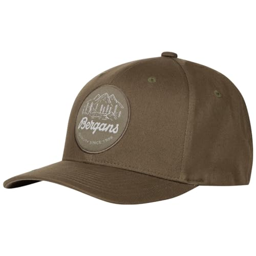 Bergans Nordmarka Epoch Flexfit Cap Grün - Stylische komfortable Cap, Größe L-XL - Farbe Green Mud von Bergans