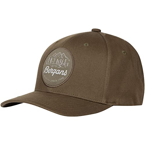 Bergans Nordmarka Epoch Flexfit Cap Grün - Stylische komfortable Cap, Größe S-M - Farbe Green Mud von Bergans
