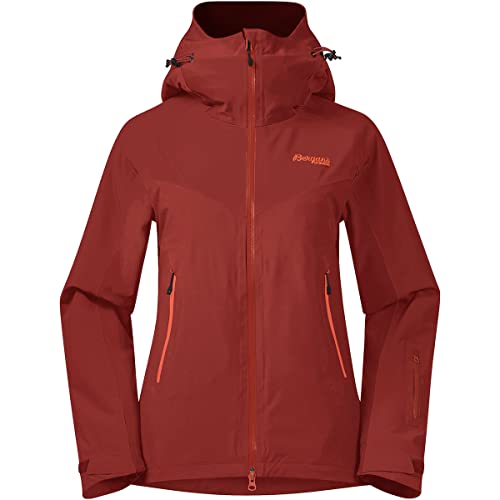 Bergans Oppdal Insulated W Jacket Rot - wasserdichte technische Damen Skijacke, Größe L - Farbe Chianti Red von Bergans