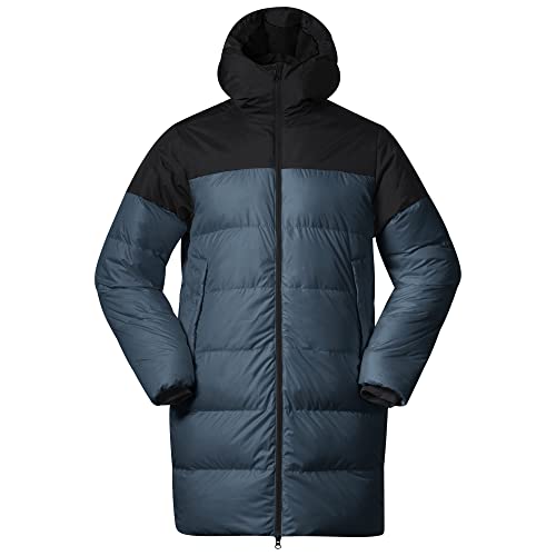 Bergans Oslo Urban Down Parka Colorblock-Blau - Daunen Sehr Warmer funktioneller Daunenparka, Größe M - Farbe Orion Blue von Bergans