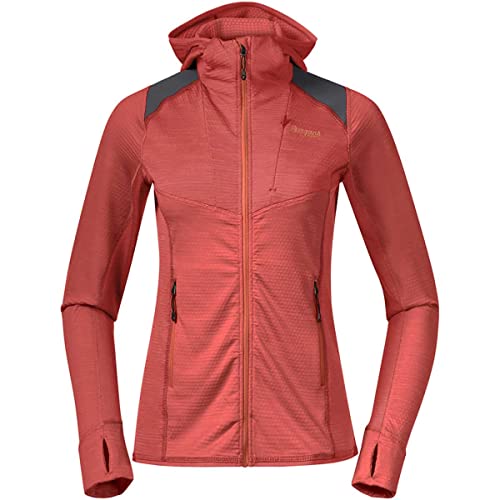 Bergans Rabot Active Mid Hood W Jacket - Brick - L von Bergans