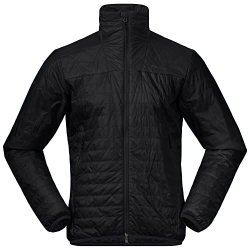 Bergans Roros Light Insulated M Jacket Schwarz - PrimaLoft Leichte winddichte Herren PrimaLoft Isolationsjacke, Größe von Bergans