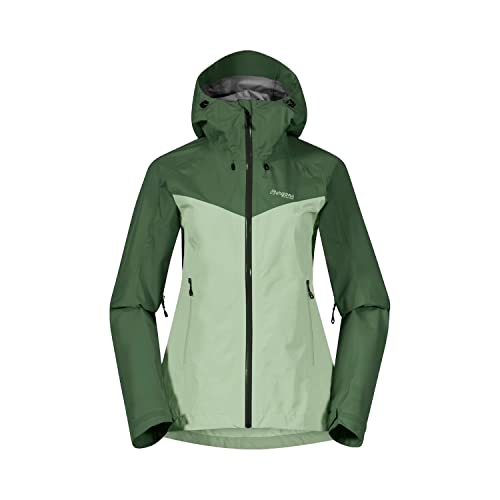 Bergans Damen Skar Light 3L Shell Jacke, light jade green-dk jade green, XXL von Bergans