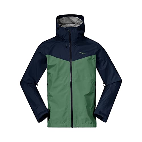 Bergans Skar Light 3L Shell Jacket Men Größe S dark jade green/navy blue von Bergans