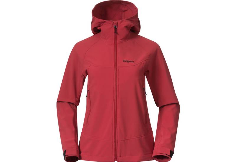 Bergans Softshelljacke Vaagaa Softshell Jacket Hood Women crimson red - Bergans von Bergans