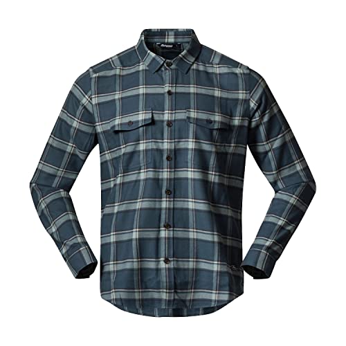 Bergans Tovdal Shirt - Orion Blue/Misty Forest Check - M von Bergans