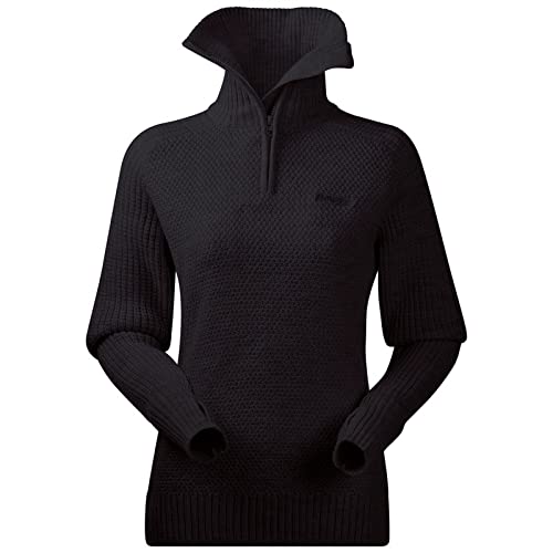 Bergans Ulriken Pullover Damen schwarz von Bergans