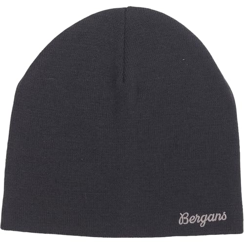 Bergans Unisex Allround Mid Warm Merino Mütze, Dark Shadow Grey, ONE Size von Bergans