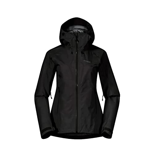 Bergans W Skar Light 3l Shell Jacket Schwarz - Dermizax™ Vielseitige leichte Damen Dermizax Shelljacke, Größe L - Farbe von Bergans