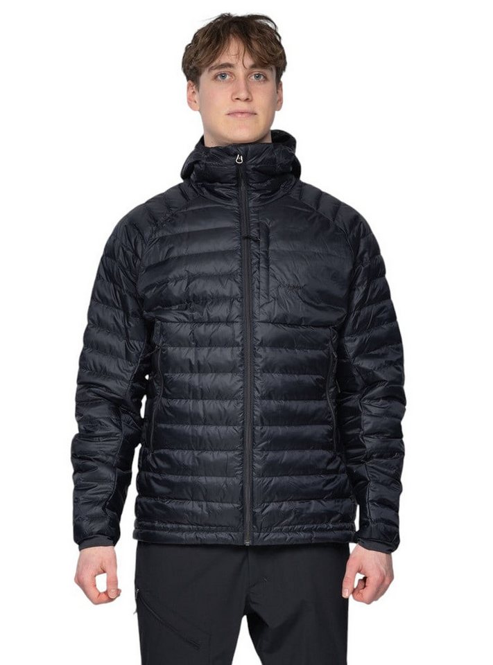 Bergans Winterjacke Daunenjacke Vaagaa Light Down Hood (windabweisend) schwarz Herren von Bergans