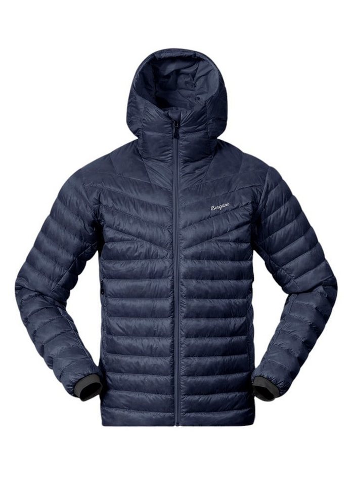 Bergans Winterjacke Winter-Daunenjacke Rabot Light Down Hood (leicht, warm) navyblau von Bergans