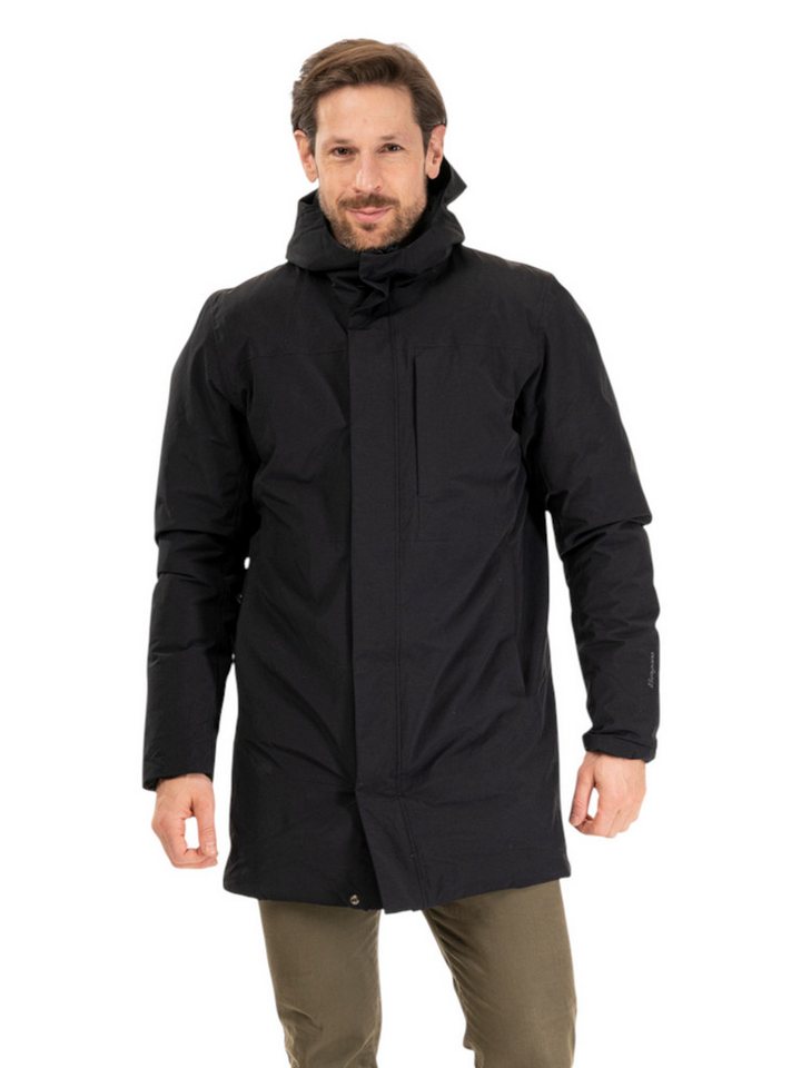 Bergans Wintermantel Oslo Downshell 2L Parka (wasserdicht, warm) schwarz Herren von Bergans