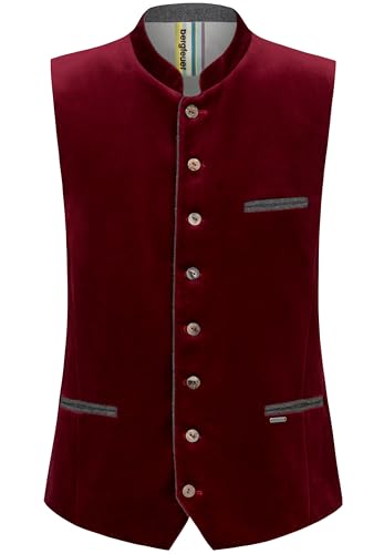 Bergfeuer Herren Tozzi Trachtenweste, Rauchblau, 52 EU von Bergfeuer