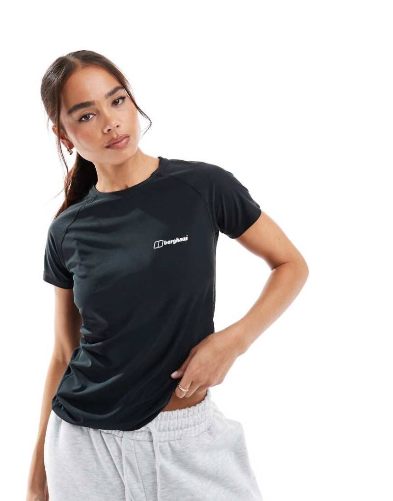 Berghaus - 24/7 - Funktions-T-Shirt in Schwarz mit Rundhalsausschnitt von Berghaus