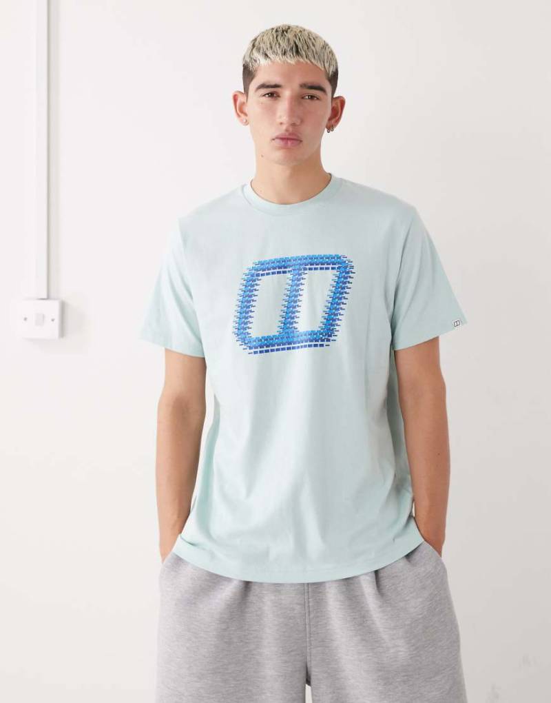 Berghaus - Glitched Block - T-Shirt in Hellgrün Berghaus - Glitched Block - T-Shirt in Hellgrün von Berghaus