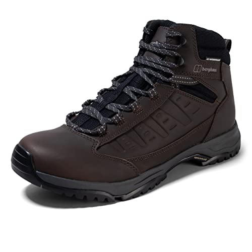 Berghaus Herren Expeditor Ridge 2.0 Wasserdichte Wanderstiefel, Atmungsaktiv, Langlebig, Extra Dämpfung, Schwarz, 43 EU von Berghaus