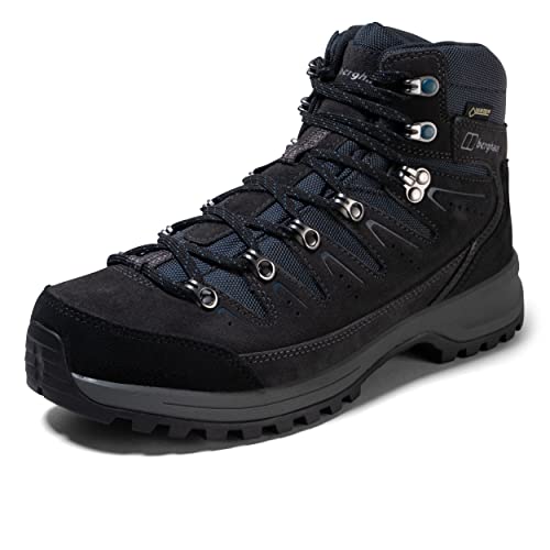 Berghaus Herren Explorer Trek Gore-Tex Wasserdichte Wanderstiefel, hoch atmungsaktiv, extra Dämpfung, Blau, 42 EU von Berghaus
