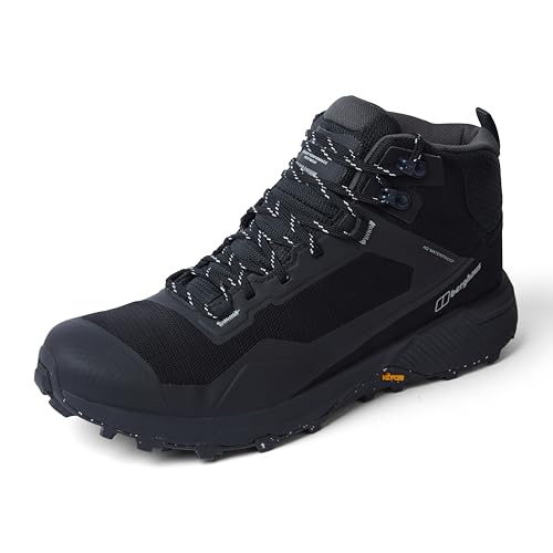 Berghaus Herren Revolute Active Mid Schuhe, Schwarz, 46 EU von Berghaus