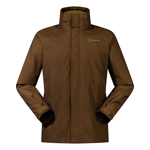 Berghaus Hillwalker Gemini 3-in-1-Jacke für Herren, Bark, 58 von Berghaus