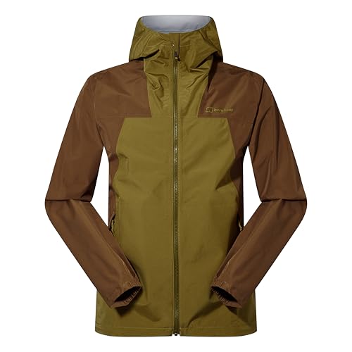 Berghaus Deluge Pro 3.0 Jacke für Herren, Oak Moss,Bark, 48 von Berghaus