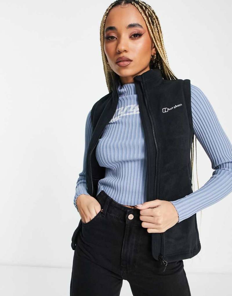 Berghaus - Prism - Fleece-Weste in Schwarz mit Reißverschluss von Berghaus