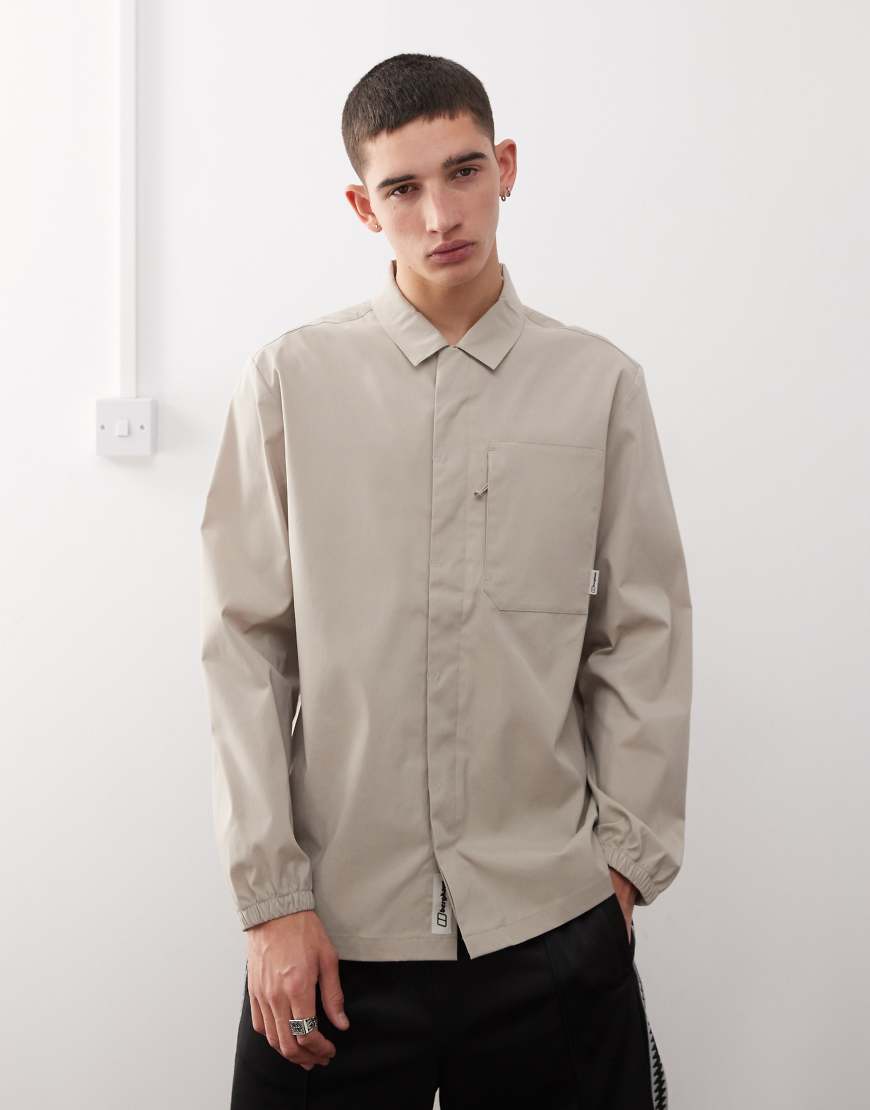 Berghaus - Shirt Explorer - Langärmlige Hemdjacke in Taupe-Neutral von Berghaus