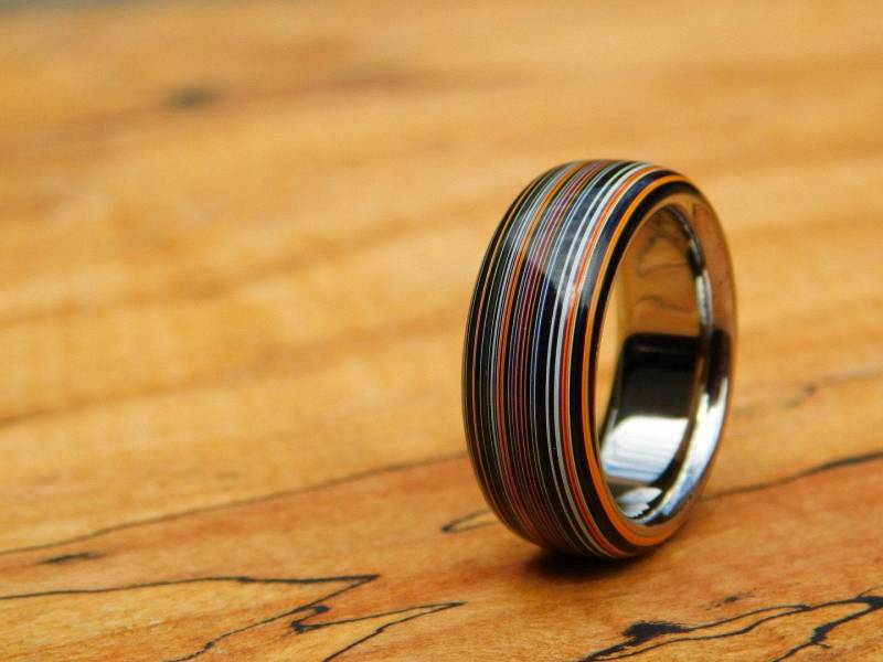 "Fordite Achat X Titan Ring." "Fordite Achat X Titan Ring." von Bergksmetalworks