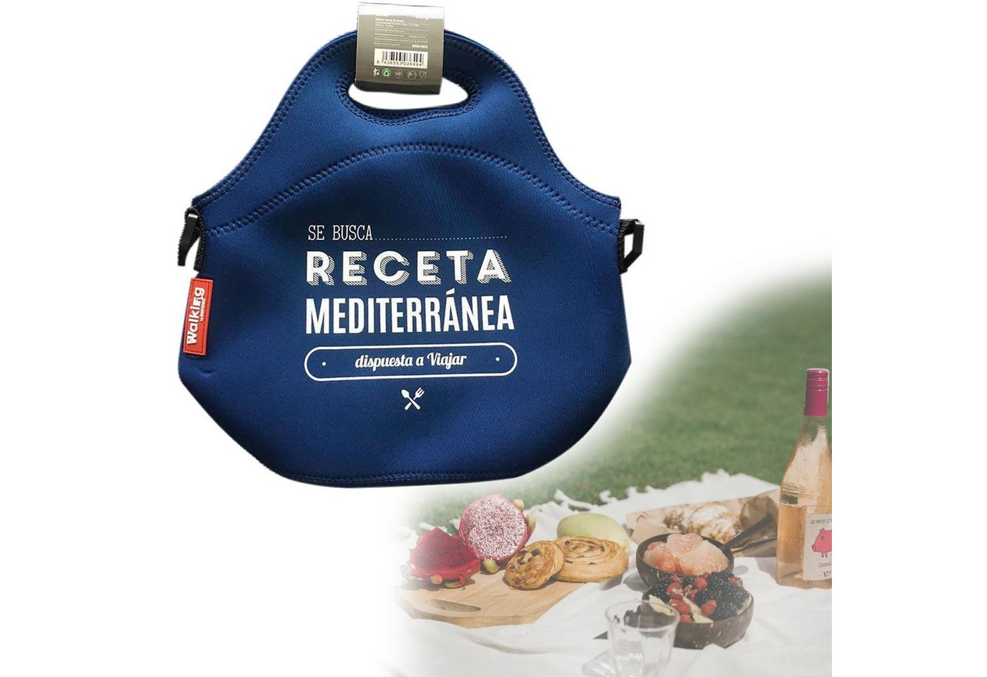 Bergner Tourenrucksack BERGNER MEDITERRANEAN RECIPE Lunchtasche Kühltasche klein Arbeit von Bergner