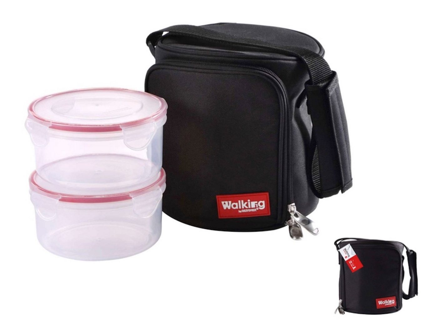 Bergner Tourenrucksack BERGNER WALKING Lunch-Set inkl. Transporttasche 0,8L BG-5761 von Bergner