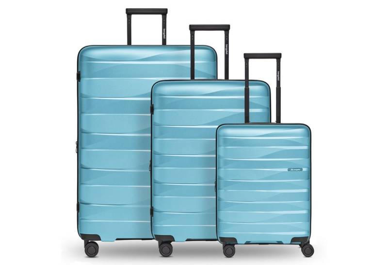 Bergpfeil Trolleyset Travel, 4 Rollen, (3-teilig, 3 tlg), Polypropylen von Bergpfeil