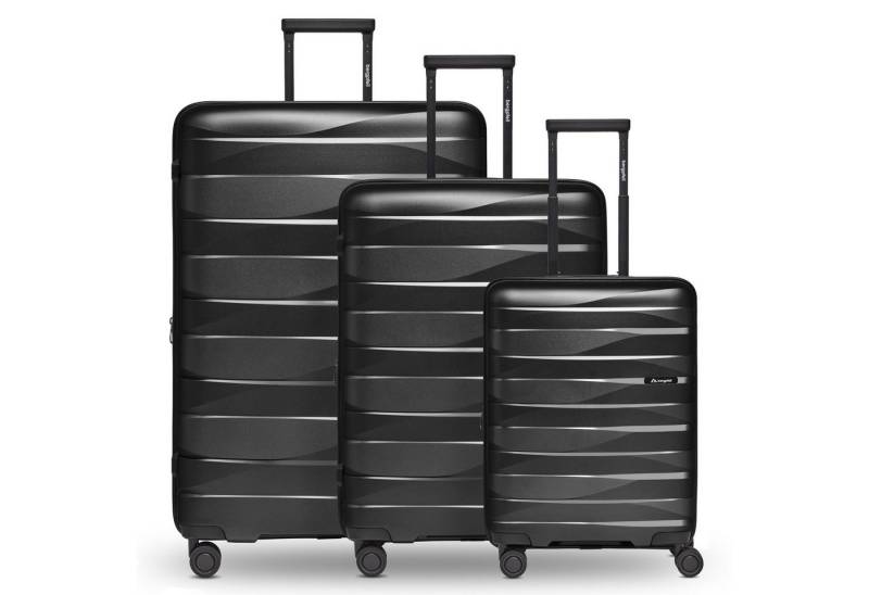 Bergpfeil Trolleyset Travel, 4 Rollen, (3-teilig, 3 tlg), Polypropylen von Bergpfeil