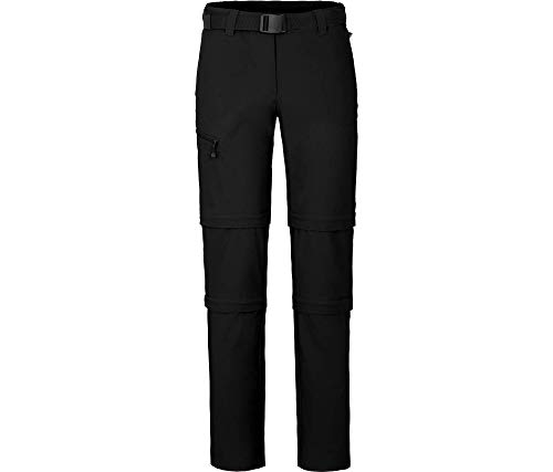 Bergson Damen Doppel Zipp-Off Hose NARRABEEN, Black [900], 20 - Damen von Bergson